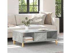 Hot Mesa de centro | Mesa de apoio cimento 103.5x60x35 cm Cinzento