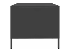 Mesa de centro | Mesa de apoio 68.5x50x43.5 cm aço laminado a frio^ Mesa De Centro