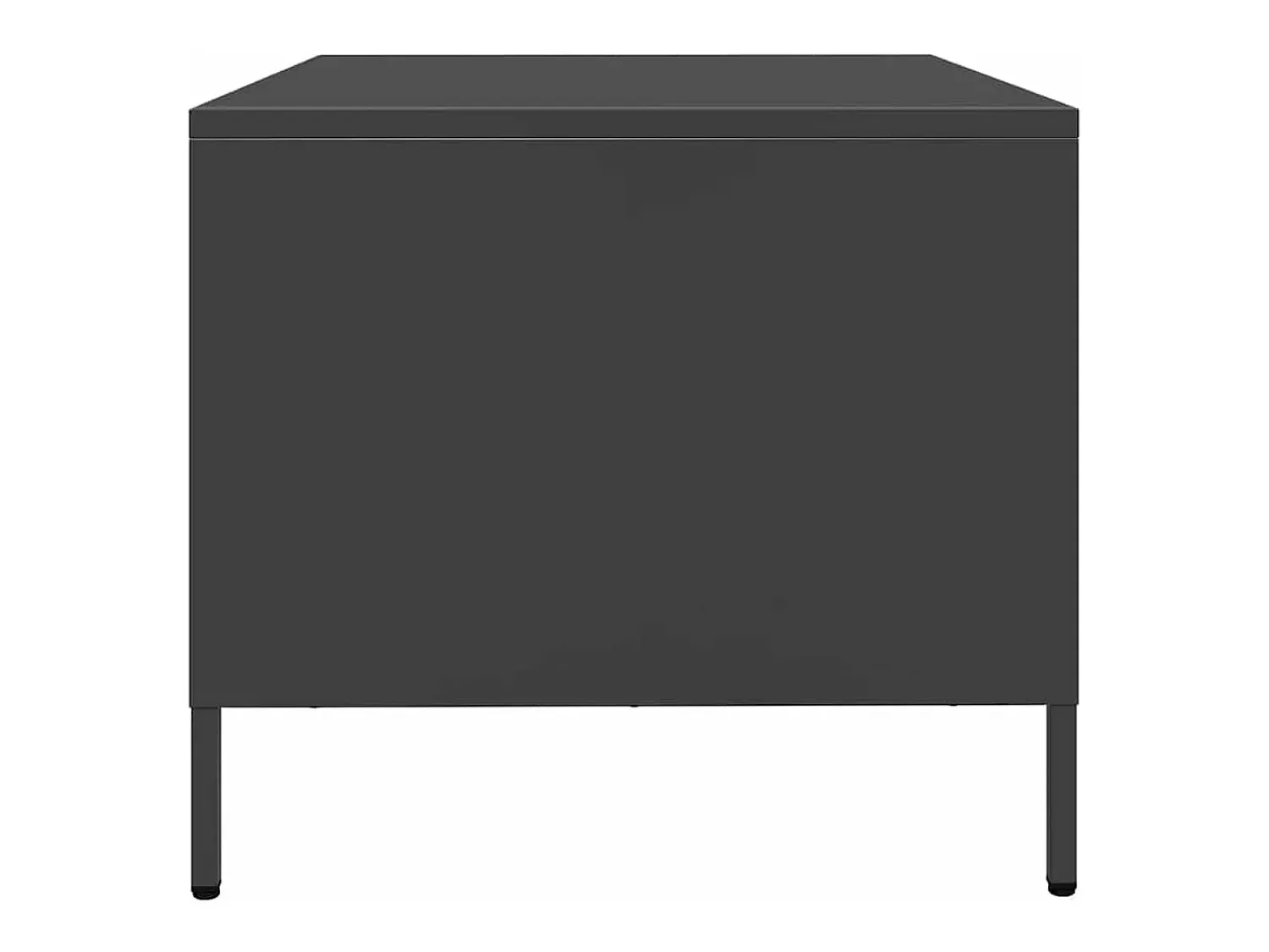 Mesa de centro | Mesa de apoio 68.5x50x43.5 cm aço laminado a frio^ Mesa De Centro