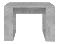 Mesa De Centro| Mesa de centro | Mesa de apoio 50x50x35 cm derivados de madeira cimento Cinzento