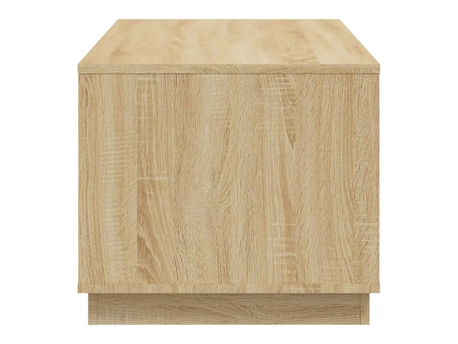 Mesa De Centro* Mesa de centro | Mesa de apoio 102x50x44 cm derivados madeira carvalho sonoma Castanho