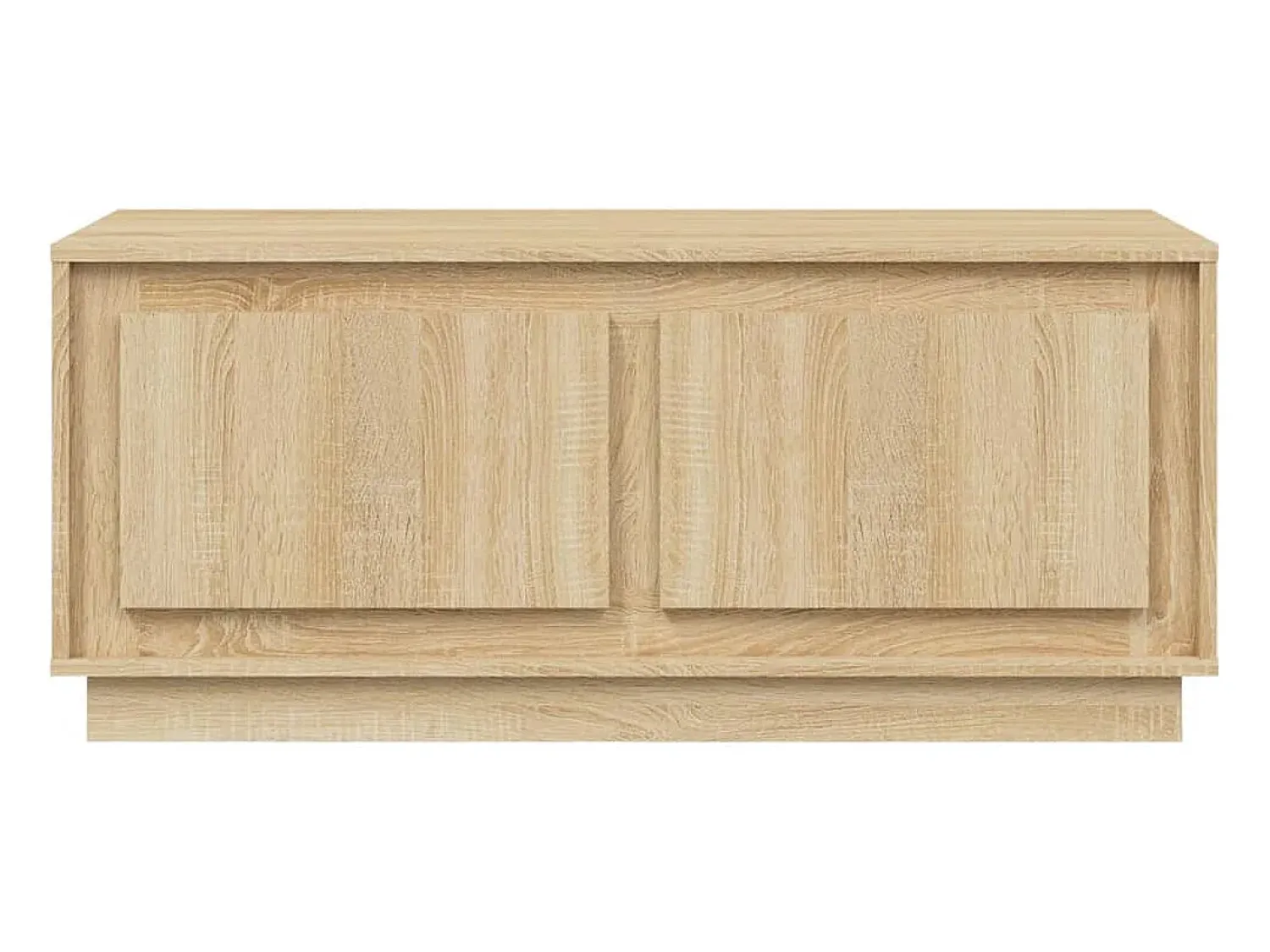Mesa De Centro* Mesa de centro | Mesa de apoio 102x50x44 cm derivados madeira carvalho sonoma Castanho