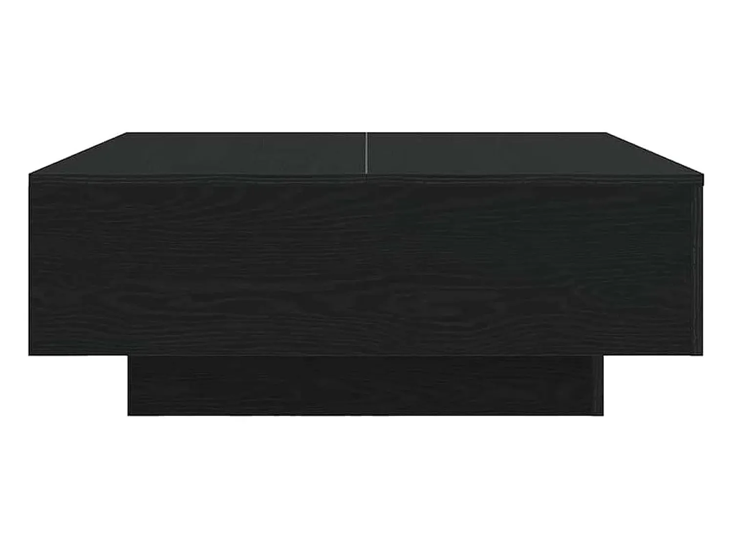 Mesa De Centro* Mesa de centro | Mesa de apoio Carvalho 80x80x31 cm Preto