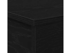 Mesa De Centro| Mesa de centro | Mesa de apoio | Mesa de café Carvalho 60x44.5x45 cm Preto