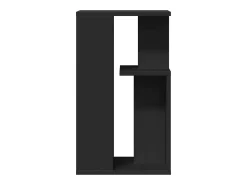 Clearance Mesa de centro | Mesa de apoio 35x35x60 cm derivados de madeira Preto