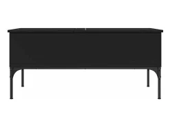 Mesa De Centro* Mesa de centro | Mesa de apoio 100x50x45 cm derivados de madeira/metal Preto