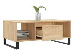 Mesa de centro | Mesa de apoio 90x50x36.5 cm derivados madeira carvalho sonoma^ Mesa De Centro