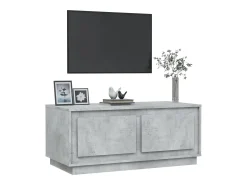 Mesa De Centro| Mesa de centro | Mesa de apoio 102x50x44 cm derivados de madeira cinza cimento Cinzento