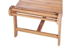 Online Mesa de centro | Mesa de apoio 100x50x45 cm teca maciça Castanho