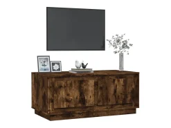 Mesa De Centro* Mesa de centro | Mesa de apoio 102x50x44 cm derivados madeira carvalho fumado Castanho