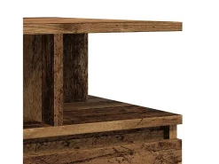 Mesa De Centro| Mesa de centro | Mesa de apoio | Mesa de café 90x49x45 cm derivados de madeira madeira velha Castanho