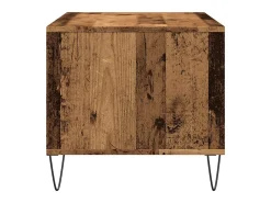 Mesa De Centro| Mesa de centro | Mesa de apoio | Mesa de café 90x49x45 cm derivados de madeira madeira velha Castanho