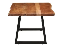 Mesa De Centro* Mesa de centro | Mesa de apoio | Mesa de café 110x55x40 cm madeira de acácia maciça Castanho