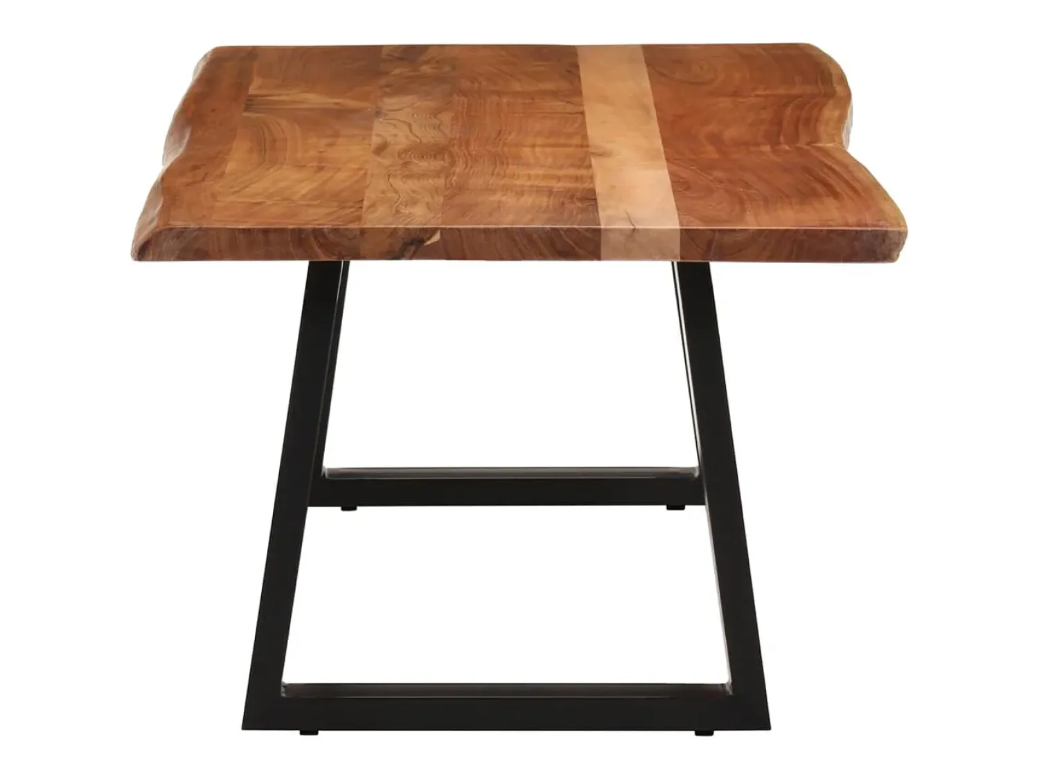 Mesa De Centro* Mesa de centro | Mesa de apoio | Mesa de café 110x55x40 cm madeira de acácia maciça Castanho