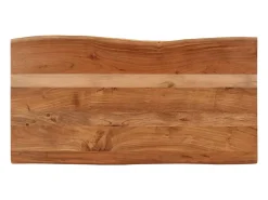 Mesa De Centro* Mesa de centro | Mesa de apoio | Mesa de café 110x55x40 cm madeira de acácia maciça Castanho