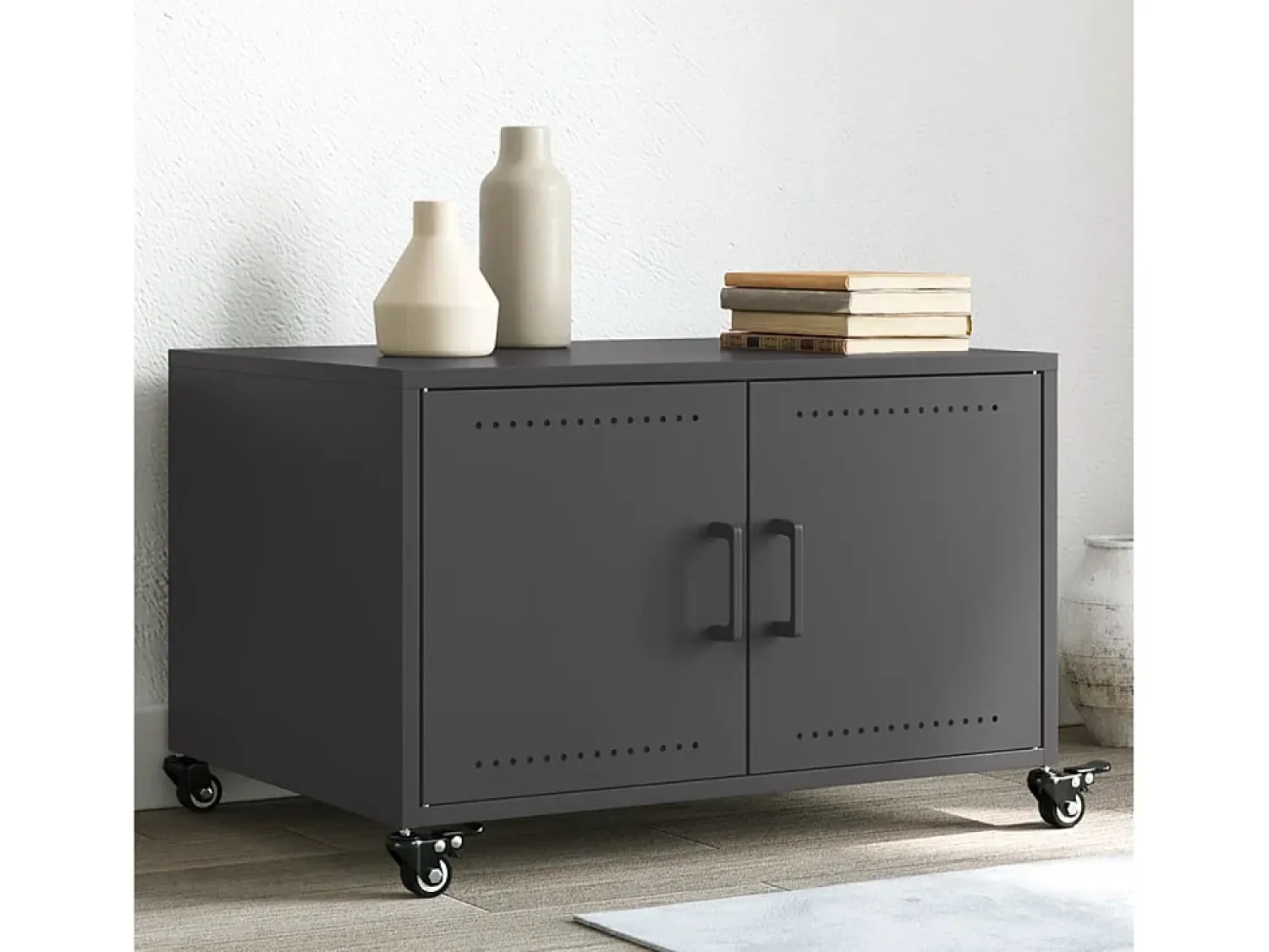 Mesa de centro | Mesa de apoio 68x50x43.5 cm aço^ Mesa De Centro