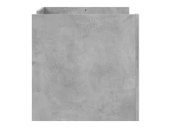 Online Mesa de centro | Mesa de apoio 80x50x50 cm derivados de madeira cinza cimento Cinzento