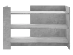Online Mesa de centro | Mesa de apoio 80x50x50 cm derivados de madeira cinza cimento Cinzento