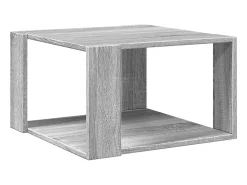 Mesa De Centro* Mesa de centro | Mesa de apoio 51.5x51.5x30cm derivados de madeira cinza sonoma Cinzento