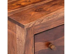 Mesa De Centro* Mesa de centro | Mesa de apoio | Mesa de café 90x50x30 cm madeira de acácia maciça Castanho