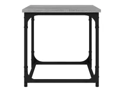 Outlet Mesa de centro | Mesa de apoio 40x40x40 cm derivados madeira sonoma Cinzento
