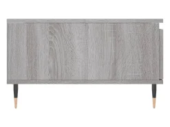 Mesa De Centro* Mesa de centro | Mesa de apoio 90x60x35 cm derivados de madeira sonoma Cinzento