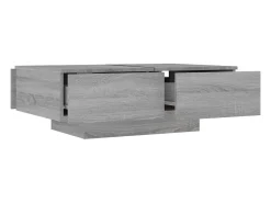 Mesa De Centro| Mesa de centro | Mesa de apoio 90x60x31 cm derivados de madeira sonoma Cinzento