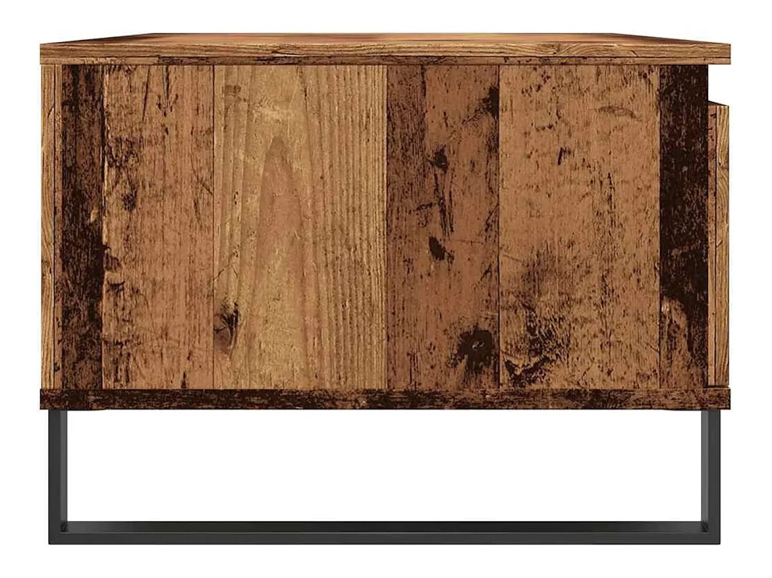 Discount Mesa de centro | Mesa de apoio 90x50x36.5 cm derivados de madeira madeira velha Castanho
