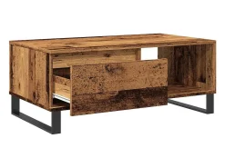 Discount Mesa de centro | Mesa de apoio 90x50x36.5 cm derivados de madeira madeira velha Castanho