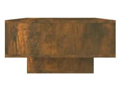 Mesa De Centro| Mesa de centro | Mesa de apoio 105x55x32cm derivados de madeira carvalho fumado Castanho