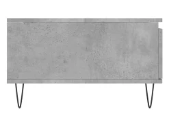 Mesa De Centro| Mesa de centro | Mesa de apoio 90x60x35 cm derivados madeira cimento Cinzento