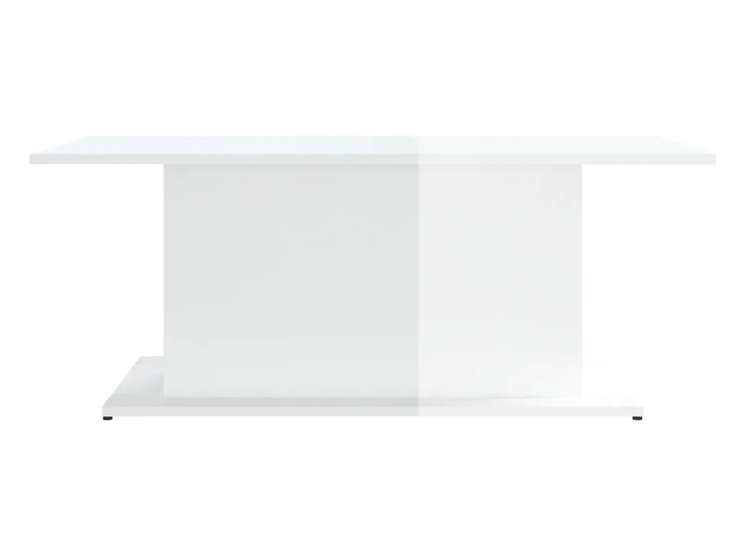 Mesa De Centro| Mesa de centro | Mesa de apoio derivados de madeira brilhante Branco