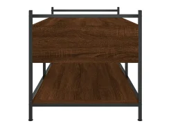 Mesa De Centro| Mesa de centro | Mesa de apoio 99x50x50 cm derivados de madeira carvalho Castanho