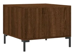 Mesa De Centro| Mesa de centro | Mesa de apoio 50x50x40 cm derivados madeira carvalho Castanho