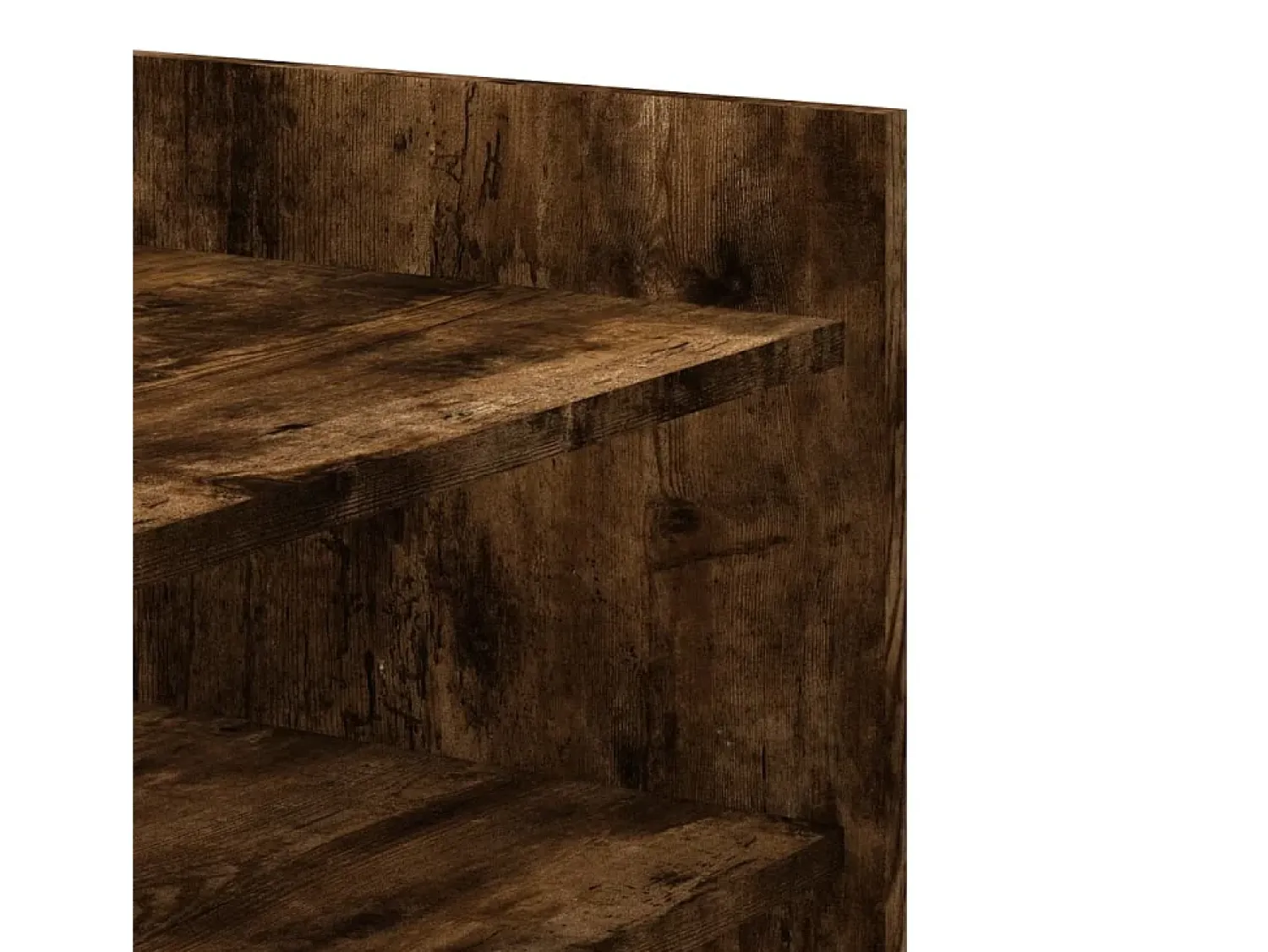 Mesa de centro | Mesa de apoio 80x50x50 cm derivados de madeira carvalho fumado^ Mesa De Centro