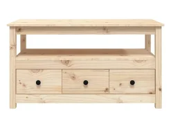 Mesa de centro | Mesa de apoio | Mesa de café 102x49x55 cm pinho maciço^ Mesa De Centro