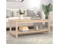 Mesa de centro | Mesa de apoio | Mesa de café 110x55x45 cm madeira de pinho maciça^ Mesa De Centro