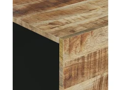 Mesa De Centro* Mesa de centro | Mesa de apoio | Mesa de café 80x50x40 madeira mangueira maciça/deriv. madeira Castanho