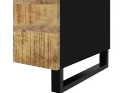 Mesa De Centro* Mesa de centro | Mesa de apoio | Mesa de café 80x50x40 madeira mangueira maciça/deriv. madeira Castanho