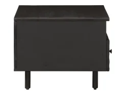 Sale Mesa de centro | Mesa de apoio 80x54x40 cm madeira de mangueira maciça Preto