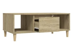 Mesa de centro | Mesa de apoio 90x50x36.5 cm derivados madeira carvalho sonoma^ Mesa De Centro