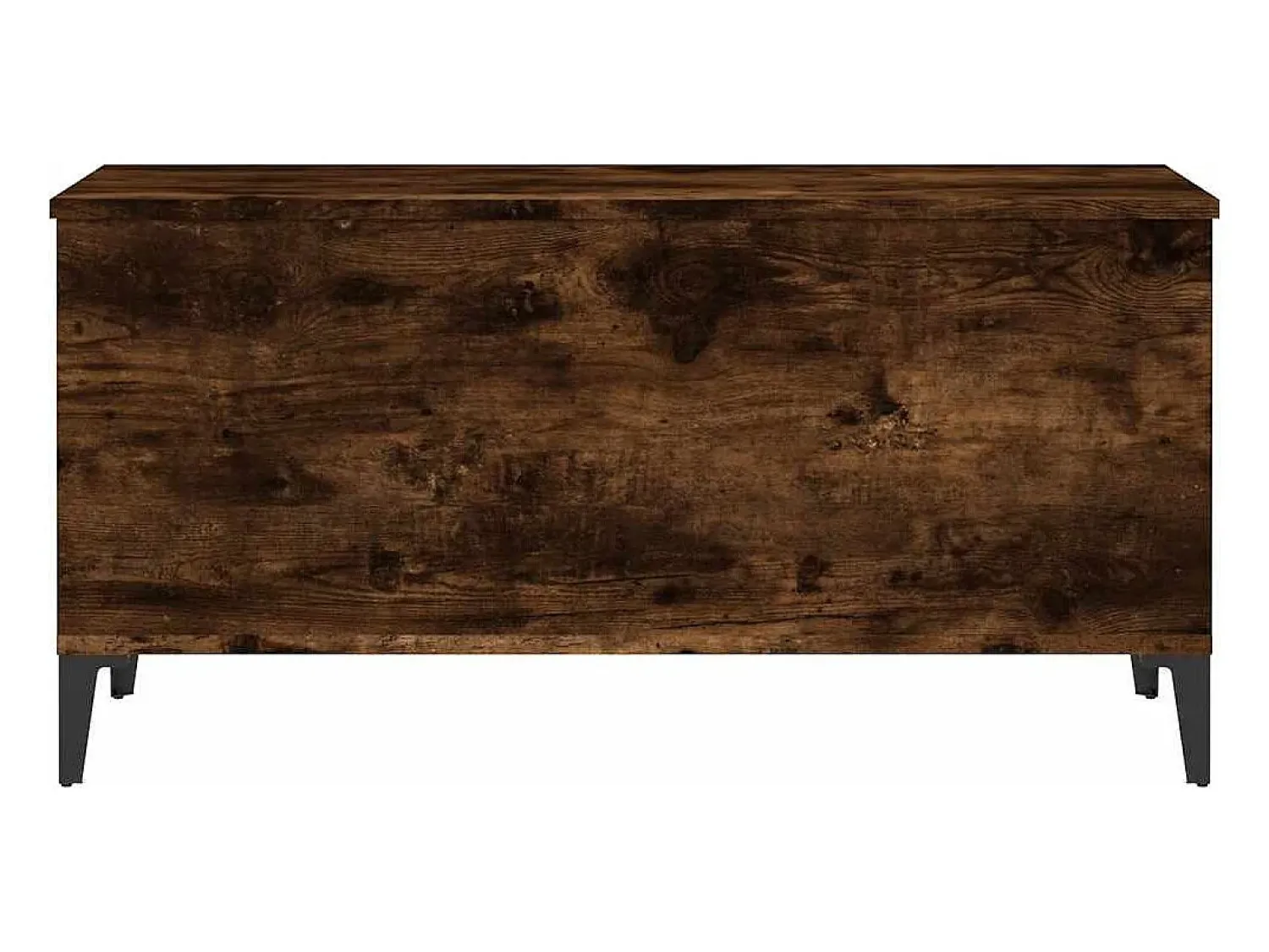 New Mesa de centro | Mesa de apoio 90x44.5x45 cm derivados madeira carvalho fumado Castanho