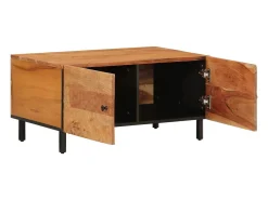 Mesa de centro | Mesa de apoio | Mesa de café 80x50x40 cm madeira de acácia maciça^ Mesa De Centro