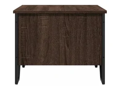 Mesa De Centro| Mesa de centro | Mesa de apoio 75x51x40 cm derivados madeira carvalho Castanho