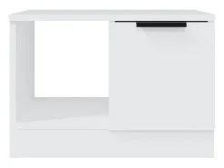 Mesa De Centro| Mesa de centro | Mesa de apoio 50x50x36 cm derivados de madeira Branco