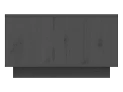 Mesa de centro | Mesa de apoio 55x56x32 cm pinho maciço cinza^ Mesa De Centro