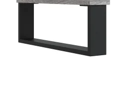 Mesa de centro | Mesa de apoio 60x50x36.5 cm derivados de madeira cinza sonoma^ Mesa De Centro