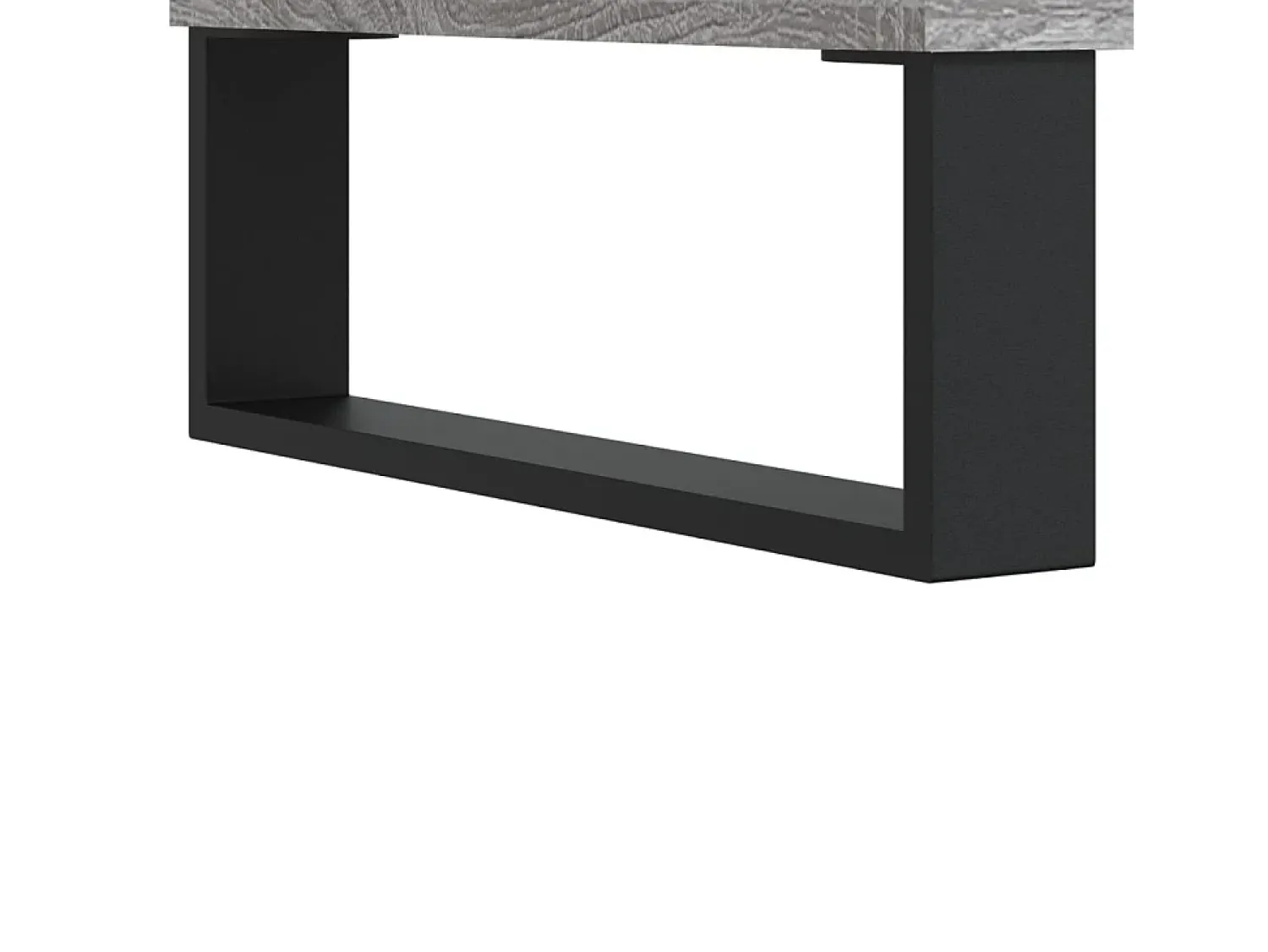Mesa de centro | Mesa de apoio 60x50x36.5 cm derivados de madeira cinza sonoma^ Mesa De Centro