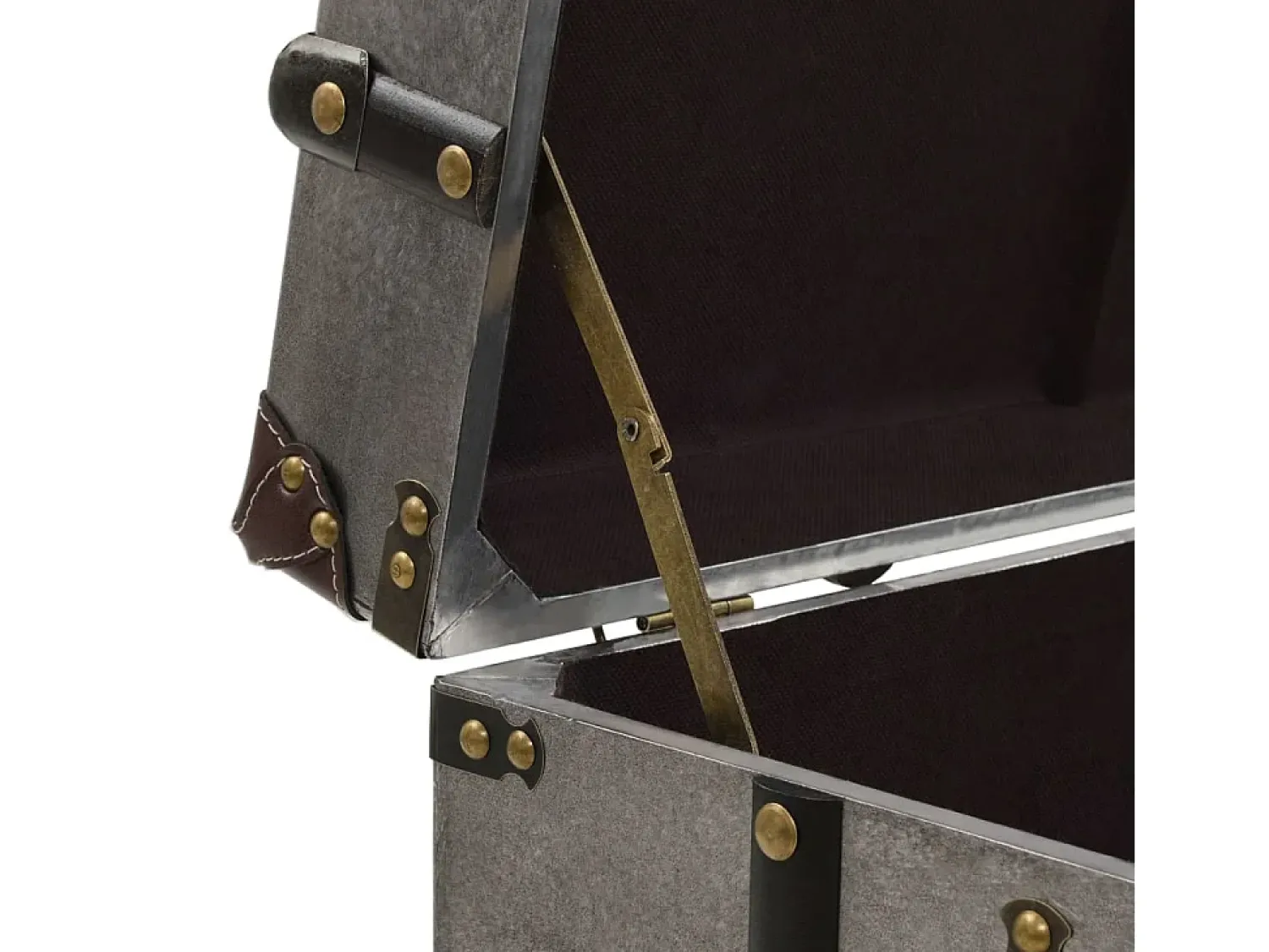 Mesa De Centro| Mesa de centro | Mesa de apoio em MDF e alumínio 102x51x47.5 cm Prateado
