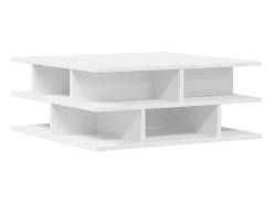 Mesa de centro | Mesa de apoio 70x70x29 cm madeira processada^ Mesa De Centro